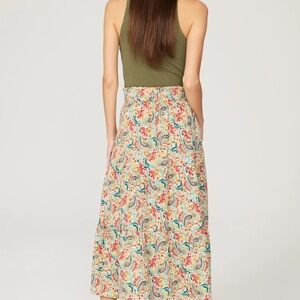 Marine Layer Paisley Corinne Maxi Skirt XL